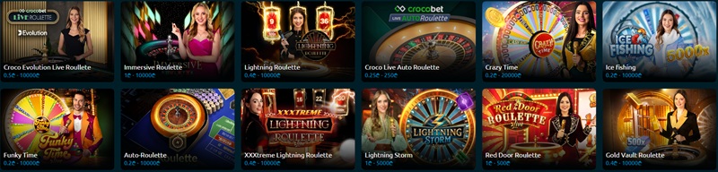Crocobet Live Casino
